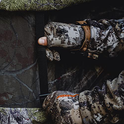 Barronett Blinds Ox 4 Backwoods Camo Heavy Duty Pop Up Ground Hunting Blind #TOP4