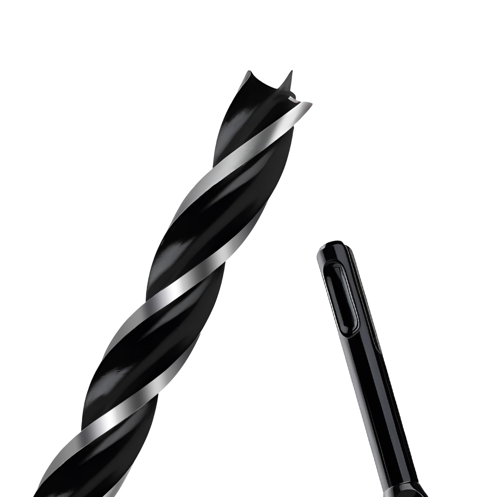 3/4" x 12" Auger Drill Bit with SDS Plus Shank for Wood,Tri Flute Ship Auger Long Drill Bit for Soft and Hard Wood,Tree Stump,Plastic,Drywall and Composite Materials