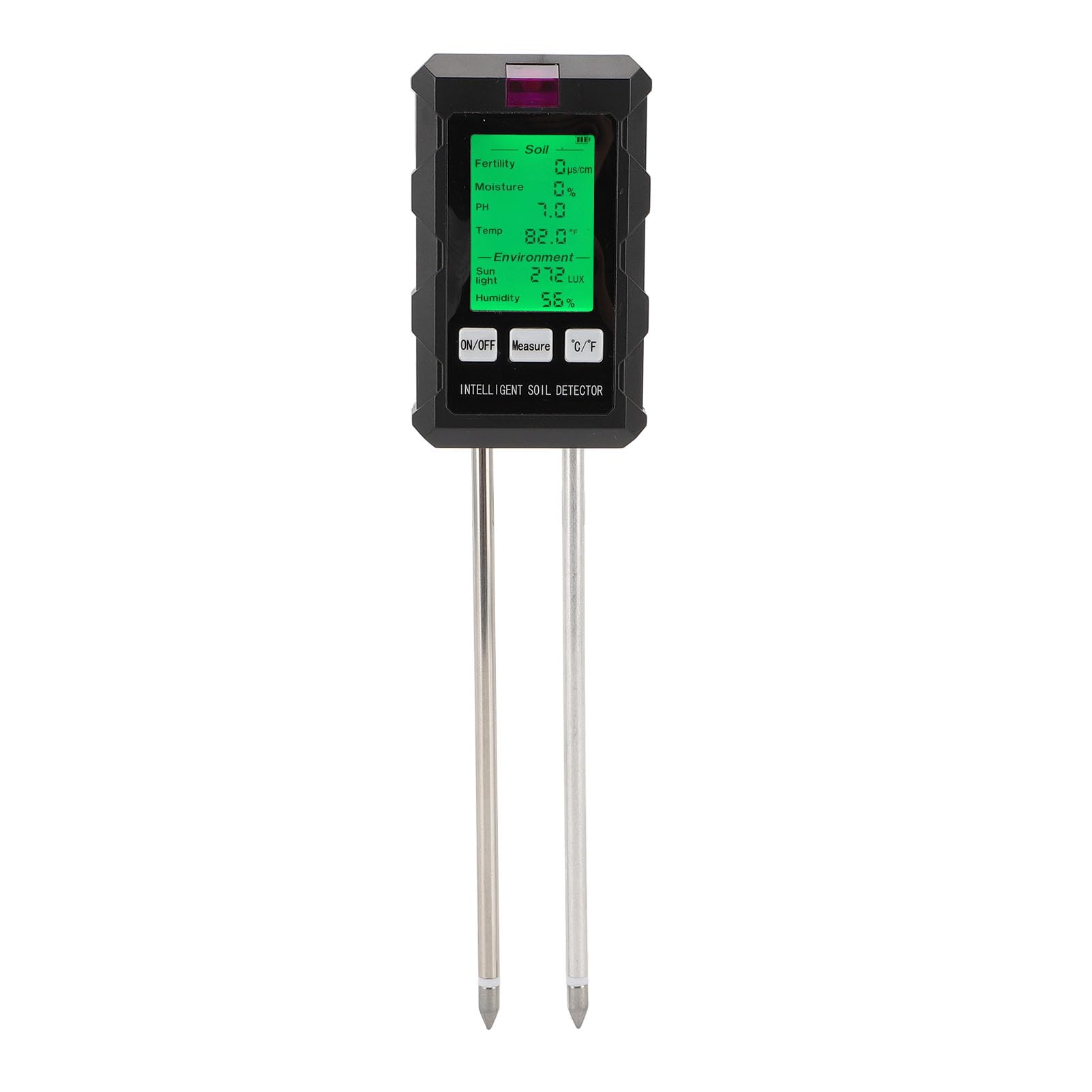 Bewinner Tester Digitale PH per Terreno 6 in 1, Kit Test PH Suolo Piante Interni, Misuratore Professionale Acqua e Terreno, Strumento Analisi Terreno Preciso
