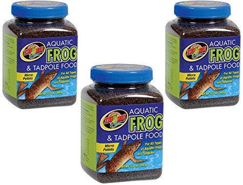 Zoo Med Aquatic Frog and Tadpole Food, 12 Ounces Each,