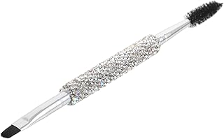 Cepillo de cejas de doble punta con diamantes...