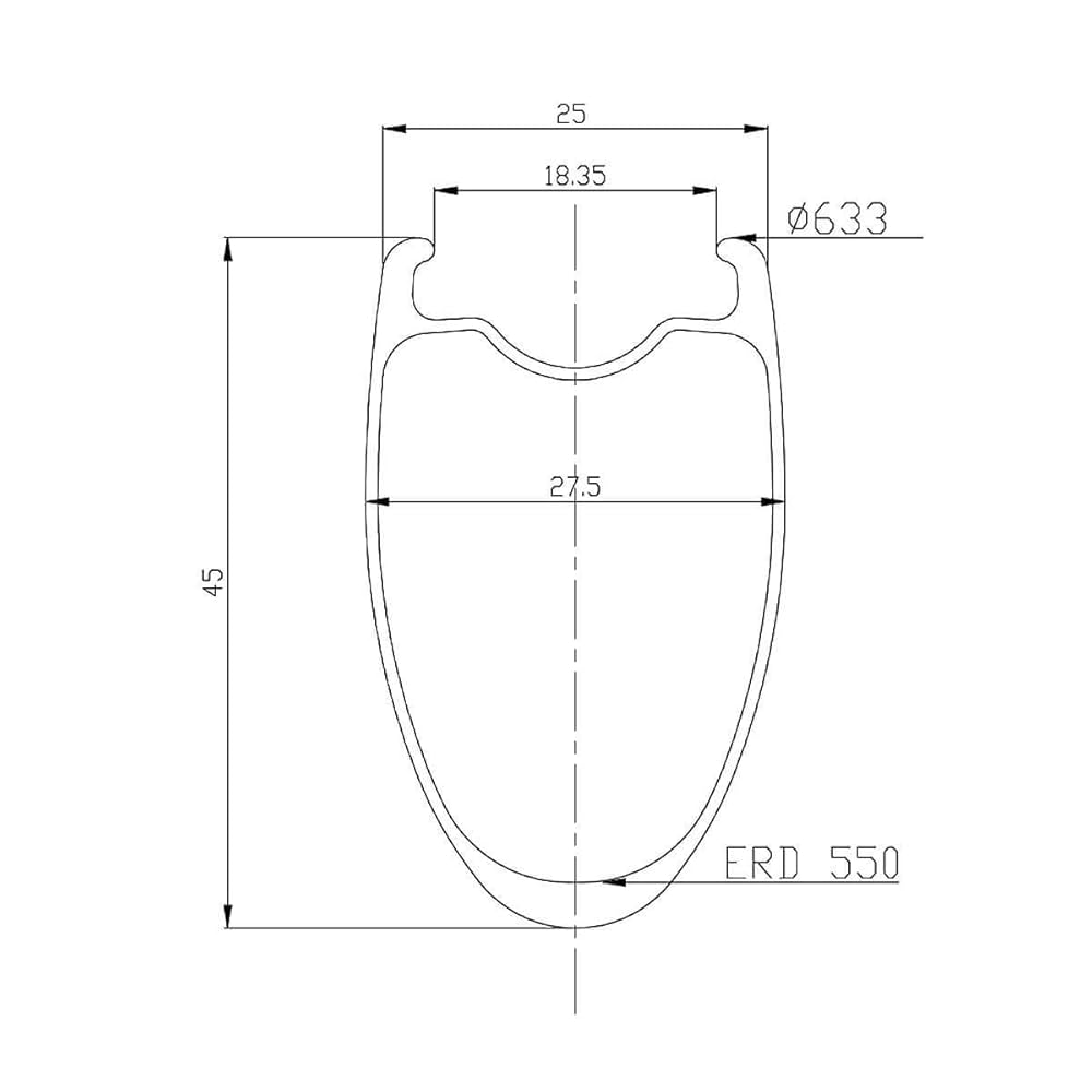 Amazon | ICAN AERO 45ディスク カーボン ロードバイク ホイール
