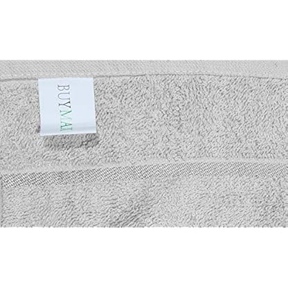 12er Pack Waschhandschuhe aus Baumwolle, Frottee mit Kordelaufhänger 480 g/qm 15x21 cm, Anthrazit-Grau – Bild 6