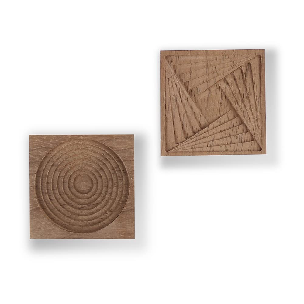 2 diffusori di oli essenziali, diffusore quadrato in legno naturale per aromaterapia, per auto, ufficio, camera da letto