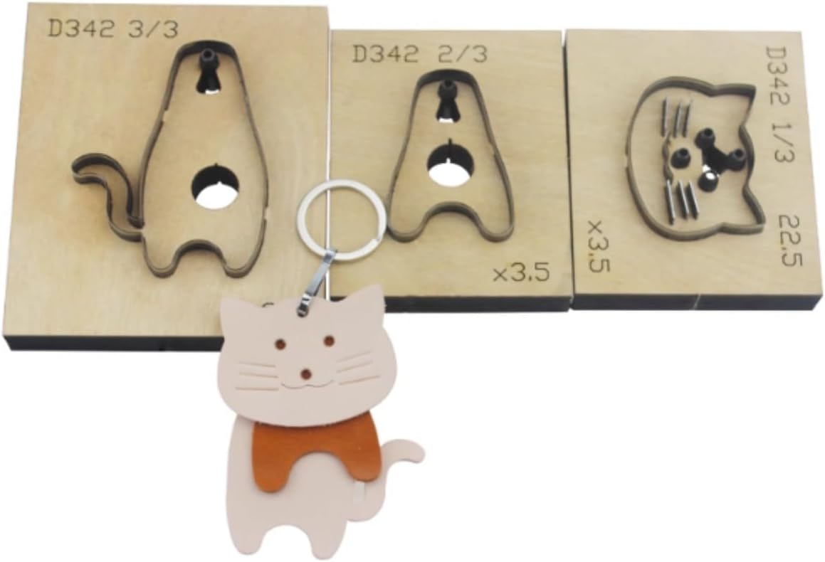 YJIUYUANQ Leather Metal Cutting Die DIY Stamping Punching Cutter Alloy Steel for Handmade DIY cat Pendant