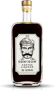 SON OF A GUN Coffee Liqueur 50cl, 25% ABV - Craft Coffee, Dockyard Distilled, Perfect Espresso Martini - Cold Brew Coffee, Flavoured Vodka Liqueur, Christmas Alcohol Gifts by Copper Rivet Distillery