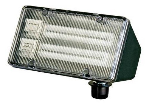 Dabmar Lighting DF5850-G Lexan Flood Light, 26W 2-PL13 120V, Green Finish