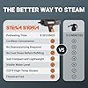 Worx 20V SteamStorm Cordless Handheld Steam Cleaner w/Accessories, Steamer for Cleaning 220°F 8-Second Preheat, Lightweight Portable Steamer for Home Car – Battery & Charger Included