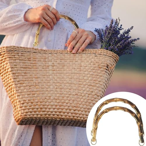 Asas de bolsa de bambú ergonómicas en U para renovar tus monederos de forma fácil y elegante 5