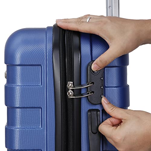Smartxchoices 21" Expandable Luggage Spinner Suitcase Carry-On Luggage Hard Shell Built-In TSA lock, 4-Wheel Suitcase Bag3