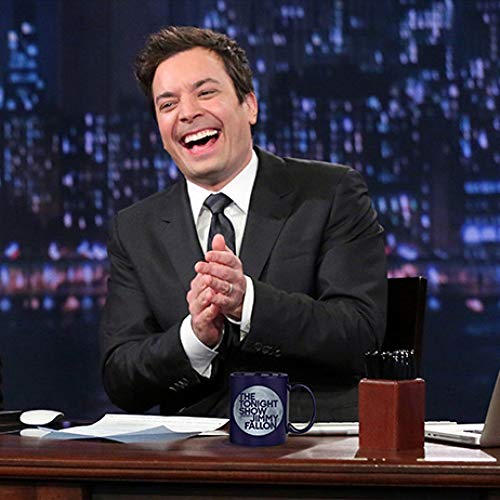 Nbc The Tonight Show Starring Jimmy Fallon Logo Ceramic Mug, Black 11 Oz - Official Mug As Seen On #TOP4