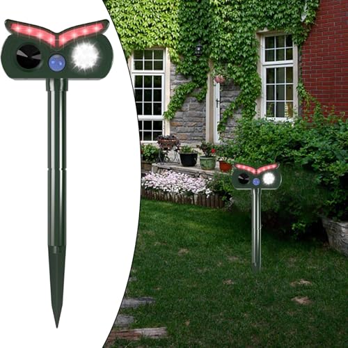 Repelente de ciervos impermeable dispositivo de alerta solar para jardín y hogar 4