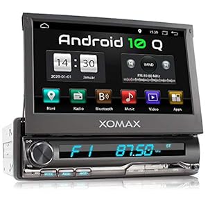 XOMAX XM-VA774 autoradio met Android 10, QuadCore, 2GB RAM, 32GB ROM, GPS-navigatie I Support: WiFi WLAN, 3G 4G, DAB…