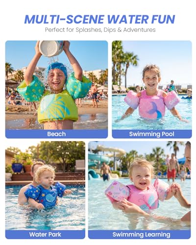 Image of Gogokids Puddle Float Jumper 24-66 Pounds, Toddler Swim Vest Kids Floaties