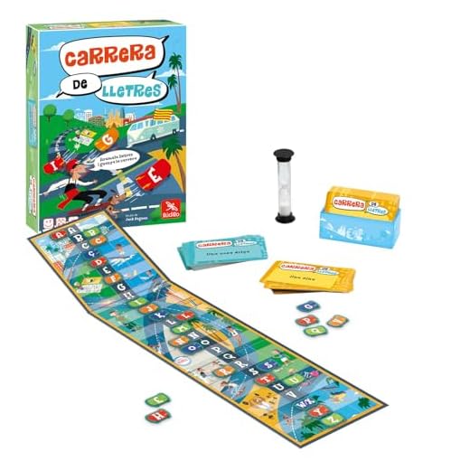 Ludilo - Carrera De Lletres | Jocs De Taula Nens 7 Anys | Jocs Reunits 7 Anys O Mes | JOC Infantil De Cooperació | JOC De Taula per A 2 O Més Persones