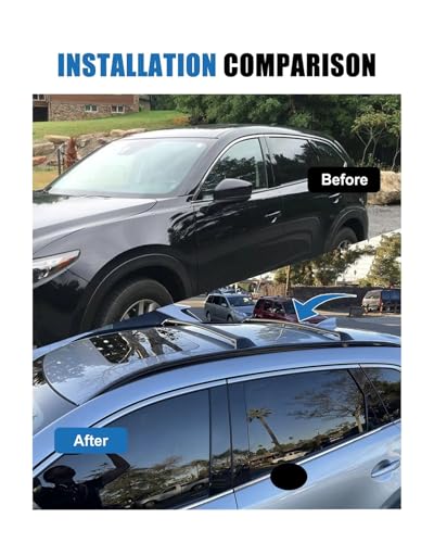 Barres de toit transversales pour Mazda CX-9, solution manque de coffre
