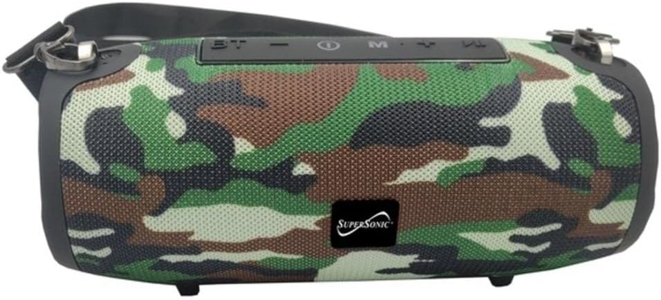 Lowest Price Supersonic SC-2327BT- Camo Portable Bluetooth Speaker with True Wireless Technology (Camo)