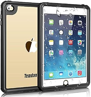 iPad Mini 4 Waterproof Case, Temdan iPad Mini4 Waterproof Case with Adjustable Tablet