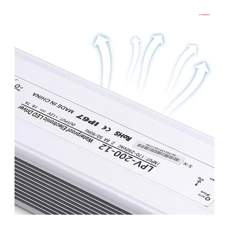 Alimentation LED LPV-200W 24V transfo étanche pour éclairage extérieur