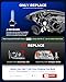 Marsauto D2S HID Bulbs, 85122 66240 66040 66240CBI (85122C1) for HID Assembly, 6000K Cold White 35W Xenon Bulb, Pack of 2