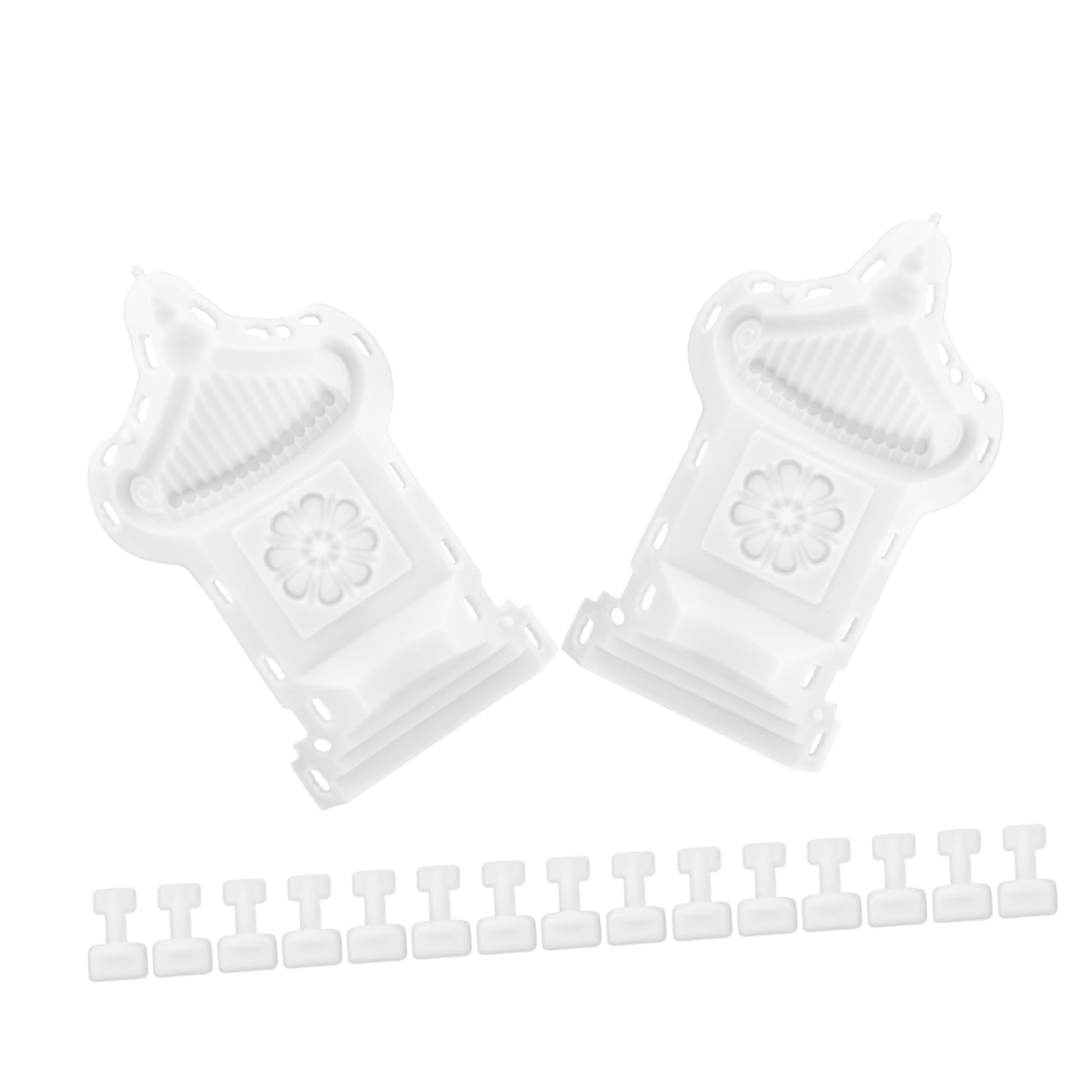 Stampo per Padiglione in Cemento per Progetti Fai da Te, Design Classico Continentale, Materiale Pp Riutilizzabile, per Decorazioni da Giardino e Creazioni Creative