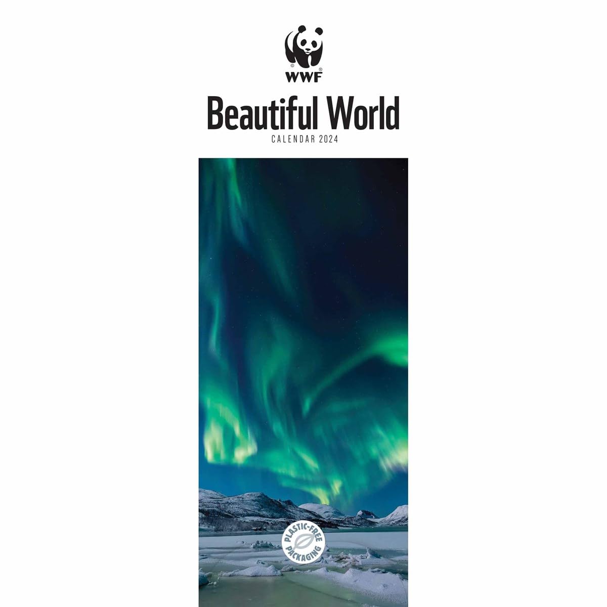 WWF Beautiful World 2024 - Slimline-Kalender: Original Carousel Calendar [Mehrsprachig] [Kalender]