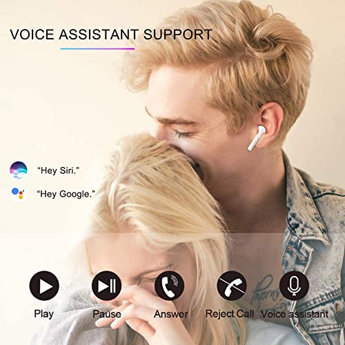 Cvilux Wireless Earbuds V5.3 Bluetooth Headphones 48H Playtime Ear Buds With Led Power Display Charging Case Earphones In-Ear Earbud With Noise Cancelling Mic,Ipx7 Waterproof Headset For Android Ios #TOP3