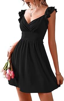 ワンピース theredthread S layered ruffle dress mini theredthread S layered ruffle dress mini