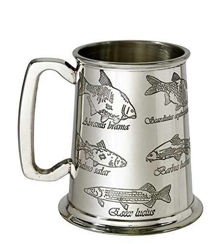 Wentworth Pewter - Fish 1 pint pewter Tankard