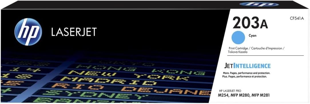 HP 203A Cyan Original LaserJet Toner Cartridge