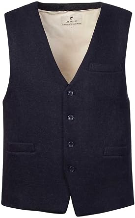 Lee Valley Ireland Inch Wool Tweed Waistcoat for Men Lined with 100% Cotton