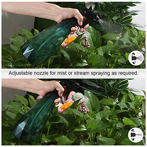 Vaupan Plastic Spray flessen, 1L/32oz Plant Mister Lekbewijs Lege Mist Water Fles voor Schoonmaak Oplossing Haar… - Afbeelding 6