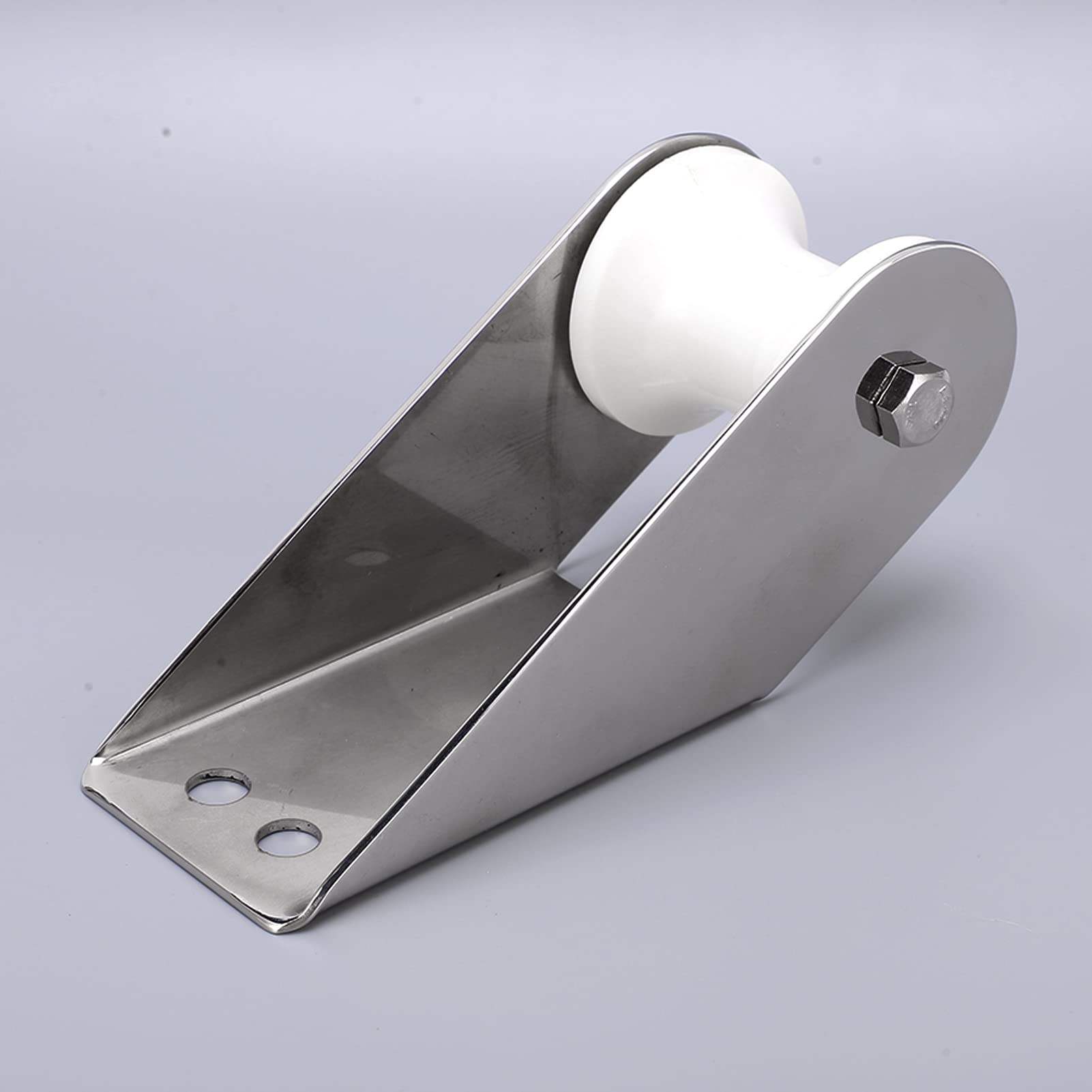 Support d'ancre de Bateau à roulettes, poulie d'ancrage, Support d'ancre de bossoir Rouleau D'ancre épaissi Roulette pour Ancre pour Accessoires d'amarrage Yacht Marin en Acier Inoxydable
