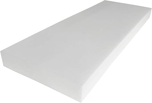 FOAMMA 1" x 24" x 72" High Density Upholstery Foam Cushion,Seat Replacement, Upholstery Sheet, Foam Padding Made in USA!!!, 1 Count (Pack of 1)