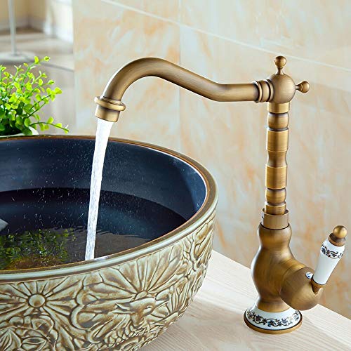 Robinet de lavabo rétro pour créer une ambiance spa rétro chez soi
