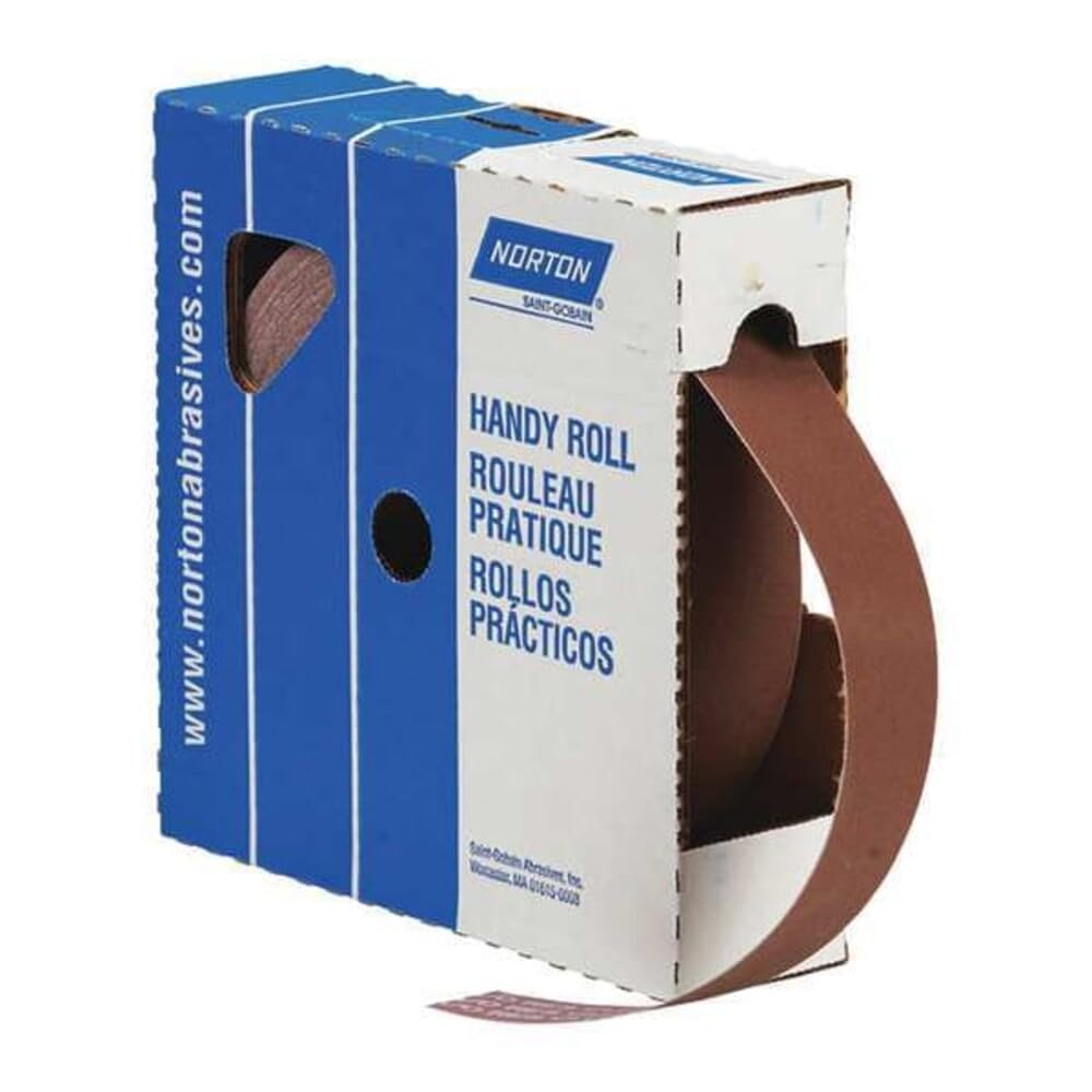 Norton K225 Metalite, rotolo, Cloth backing, ossido di alluminio, 5,1 cm larghezza x 45,7 m lunghezza, Grit P600 (confezione da 5)