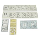 All States Ag Parts Vinyl Decal Set Farmall & H International H