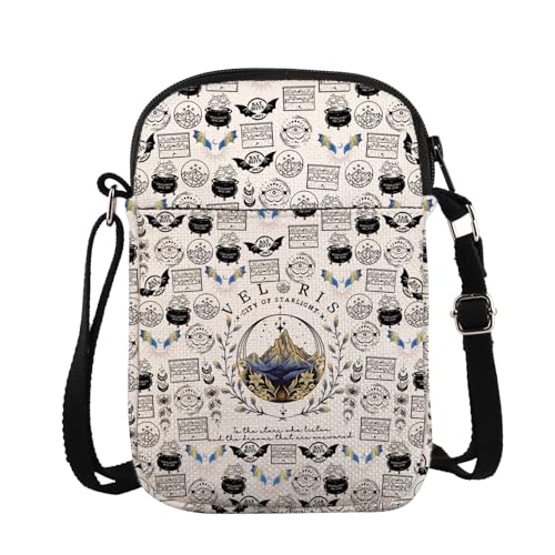 A-C Merch Mystical Night Sky & Dreamy Landscape Crossbody Bag Night Court Reader Gift