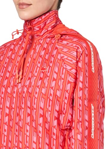 Lacoste Women's Oversized Hooded Track Jacket3