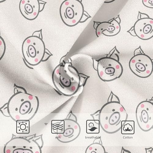 Little Girls Underwear Soft Cotton Kids Pig Panties in Sizes 2/3t, 4t, 5t, 6 and 83