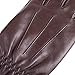 Kebesu Winter Womens Fashion Leather Gloves Warm Cashmere Lining Touchscreen Texting Windproof Driving Gloves
