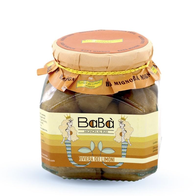 Mini babà saveur rhum – 650 g (poids net égoutté 450 g)