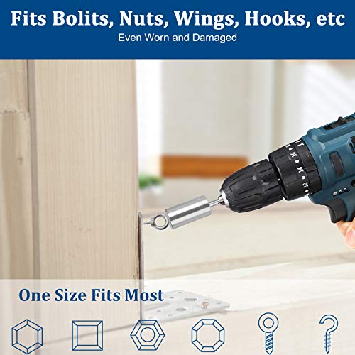 Universal Socket Grip Tool Gifts for Men Dad, Super Socket Set Multi-Function Socket Wrench with Power Drill Adapter Ratchet Gadgets, Valentine's Day Gifts for Men Husband Boyfriend Women DIY Handyman