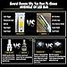 HiVehicle H7 Led Headlight Bulbs 72W - 7600LM Conversion Kits 6000K Single Beam-Waterproof-Extremely Bright-Instant Start-C6 Led Bulb Replacement for Halogen,2pcs