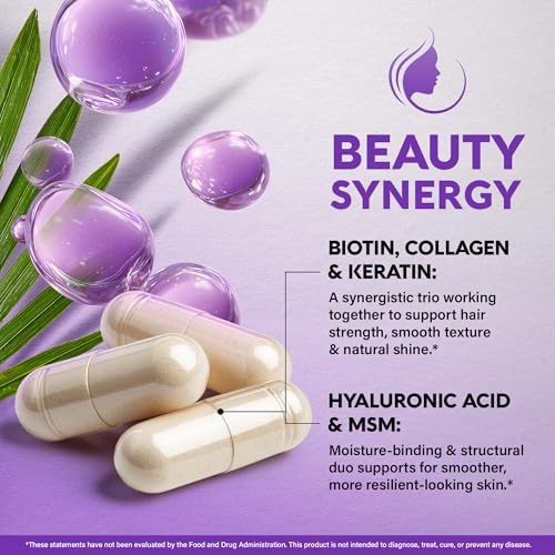 NutraHarmony Biotin Collagen & Keratin Capsules