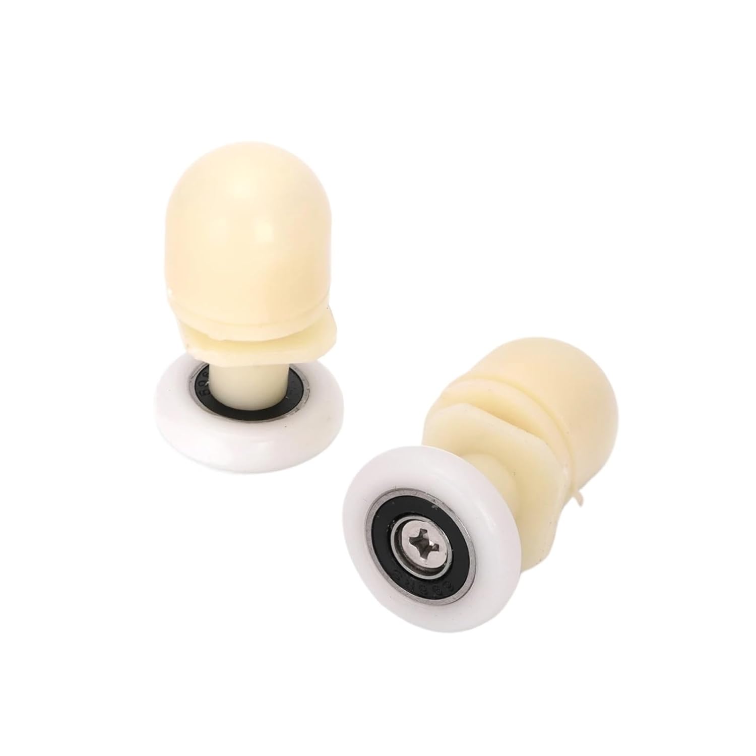 4-8Pcs/Set Shower Door Rollers 19mm/23mm/25mm/27mm(Plastic) for Bathroom Bearing Pulleys/Runners/Eccentric Wheels Replacement(8pcs-Set,19mm)