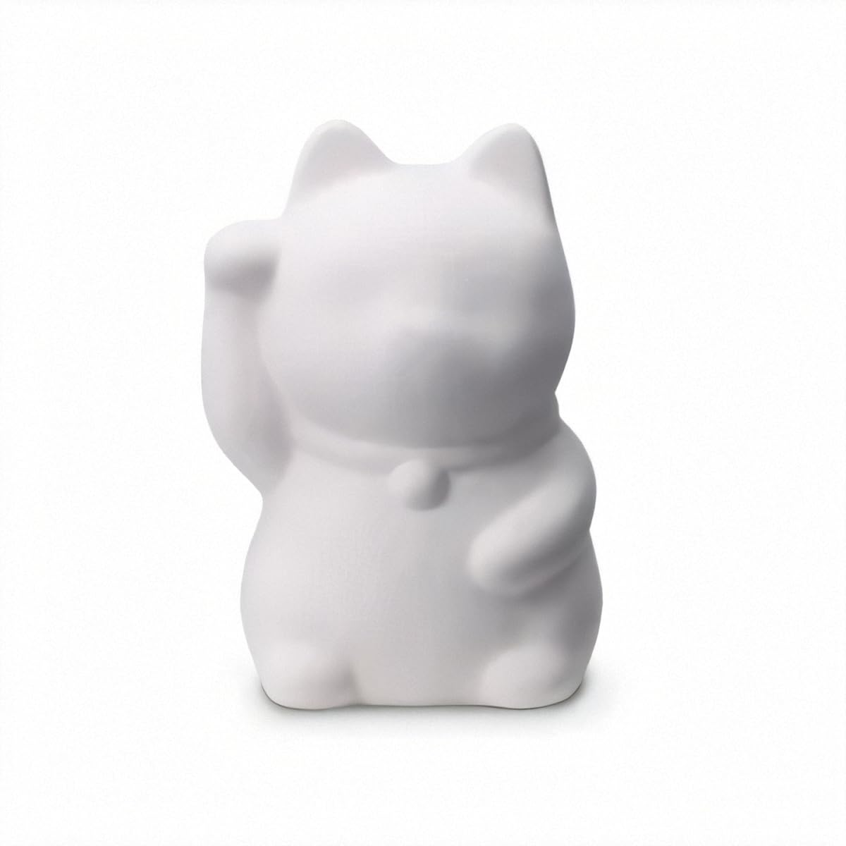 Yakushi Kiln Maneki Neko Money Bank Ceramic Right Hand Raised 3.9in Japan