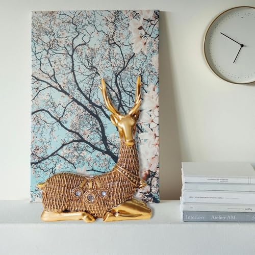 Décoration de maison de bureau originale avec figurines de rennes à offrir - 5
