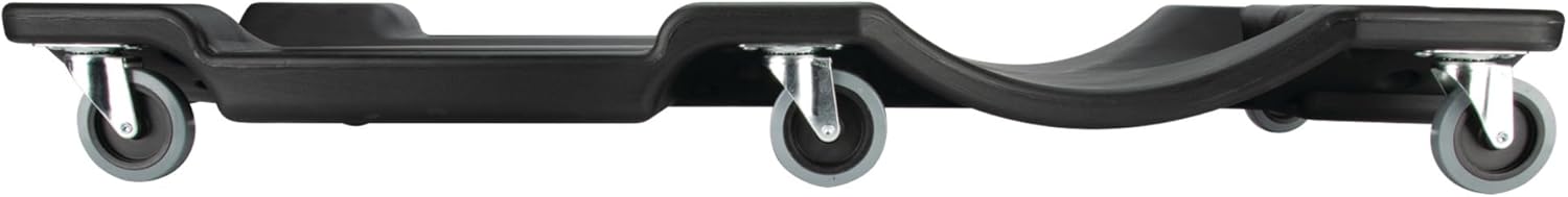 Performance Tool W85006 40-Inch Plastic Creeper with 6 Casters, Black