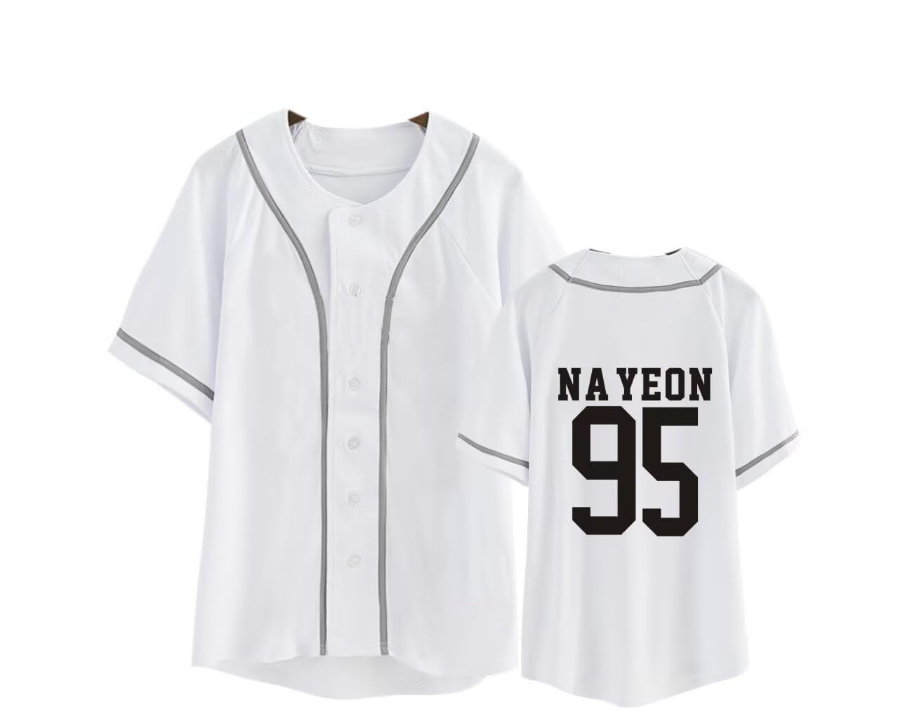 FUJUTANG Kpop Twice Baseball Jersey Tzuyu Mina Momo Sana Dahyun